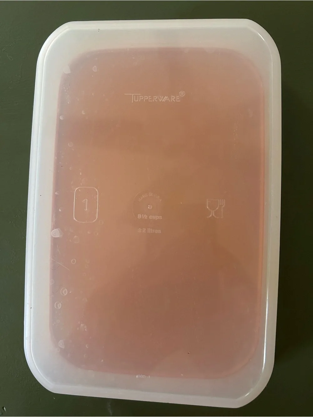 VTG Off With Flying Colors 1983 Tupperware Storage Container Collectors Item